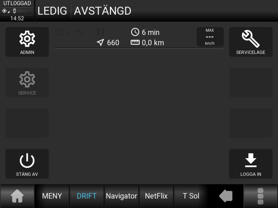 skärmbild Ledig Avstängd